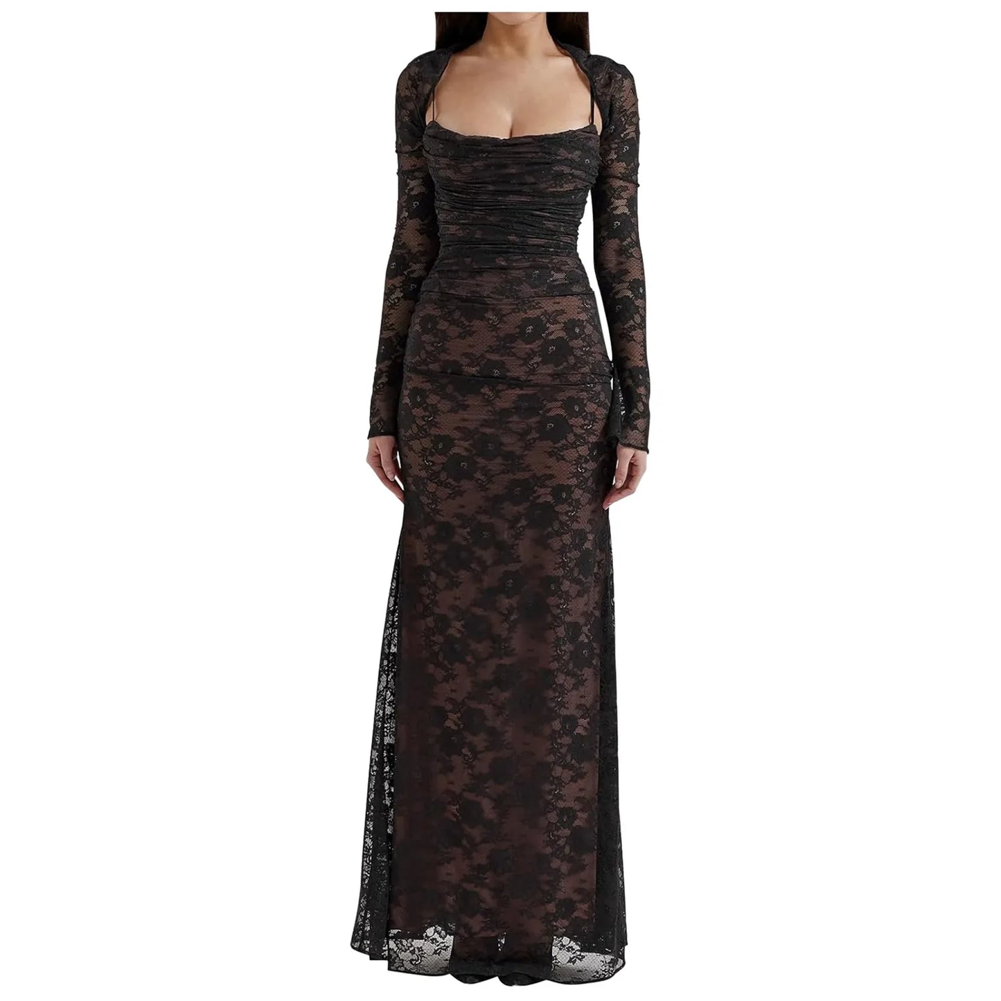 Floral Lace Dress™ - Romantic Elegance